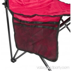 Coleman Folding Quad Chair With Built-In Cooler And Cup Holder, Red | 2000020264